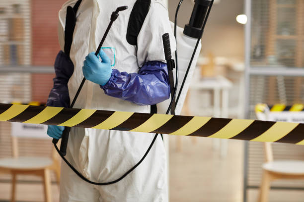 Professional Biohazard Cleanup technician working in McDonough, GA